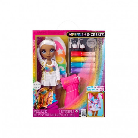 Rainbow High nukk air brush, hallid silmad