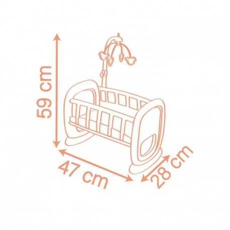 Kołyska z karuzelką baby nurse