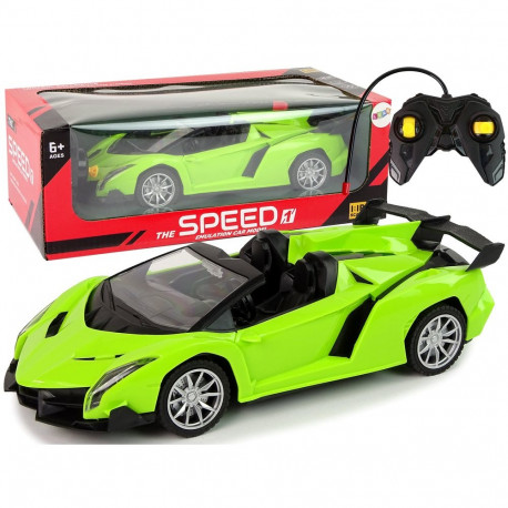 Zdalnie Sterowane Auto Sportowe R/C 1:18 Zielone