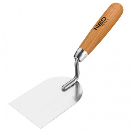 Kielnia sztukatorska podkówka, 80 mm, uchwyt drewniany