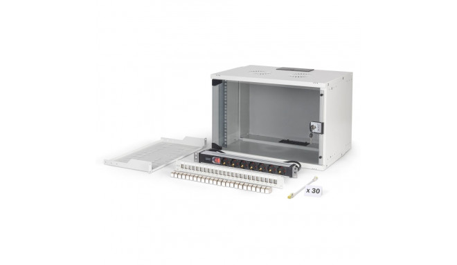 "DIGITUS Netzwerk-Set 483 mm (19"") - 7HE, 540x400 mm (BxT) we"