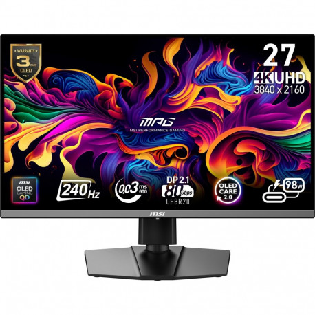 "27""(68.6cm)TFT MSI MPG OLED 272URXDE QD-OLED 9S6-3CD79A-016 retail"