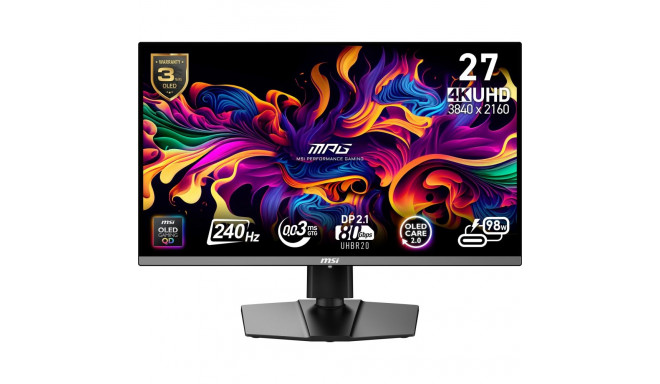 "27""(68.6cm)TFT MSI MPG OLED 272URXDE QD-OLED 9S6-3CD79A-016 retail"
