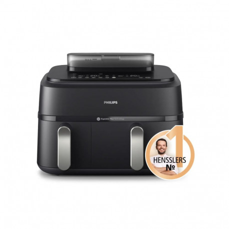 Philips NA551/00 Hot air fryer with two baskets