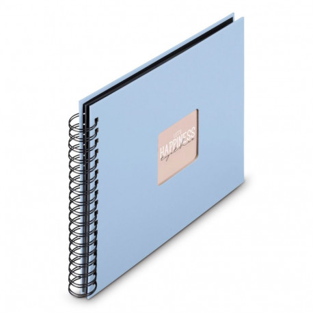 Hama  Fine Art  Spiral Lagune 28x24 50 schwarze Seiten    9864