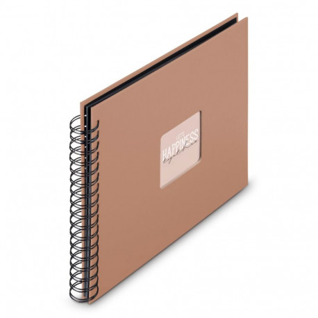 Hama  Fine Art  Spiral Mousse 28x24 50 schwarze Seiten    9852