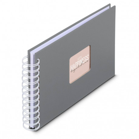 Hama Fine Art Spiral steingrau 24x17 50 valged lehed 9836