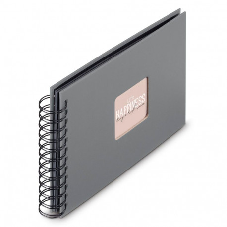 Hama Fine Art Spiral steingrau 24x17 50 musta lehte 9839