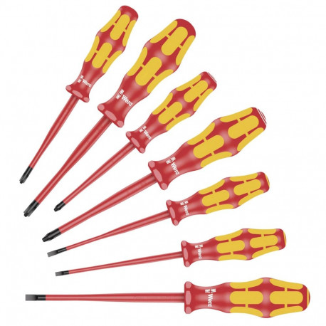 WERA 160 iSS/7 Kraftform Plus Series 100 screwdriver set