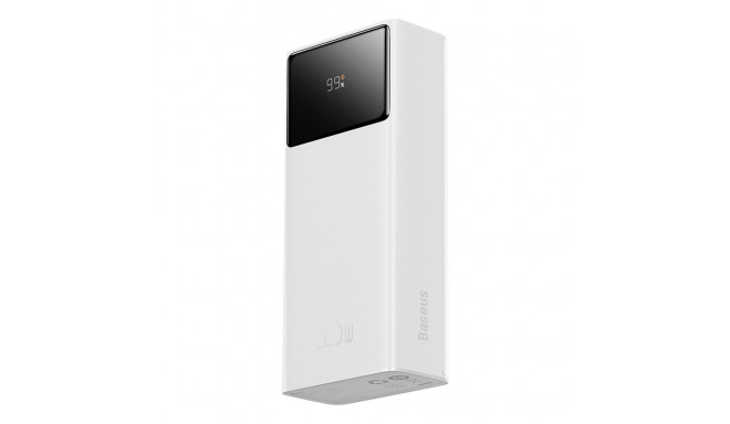 Baseus EnerFill FP41 30000mAh 22.5W Powerbank with Baseus Simple USB-A - USB-C 3A 30cm Cable - White