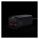 Baseus GaN3 Pro fast universal GaN charger 2 x USB Type C / 2x USB 100W PD3.0, QC4.0 +, AFC black (C Baseus GaN3 Pro fast universal GaN charger 2 x USB Type C / 2x USB 100W PD3.0, QC4.0 +, AFC black (C