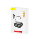 Baseus CRDYQ-01 splitter 2x cigarette lighter socket 80W 2x USB-A 3.1A - black