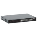 Intellinet 24-portine gigabit ethernet PoE+ lüliti 2 SFP pordiga, IEEE 802.3at/af ühilduv, PoE võims