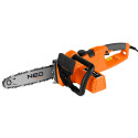 Urządzenie ogrodowe 2w1 z wysięgnikiem: pilarka łańcuchowa 750W 250mm+nożyce do żywopłotu 550W 460mm