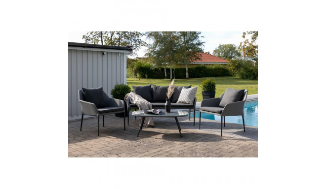 Aiamööbli komplekt Spoga diivan, laud ja 2 tooli