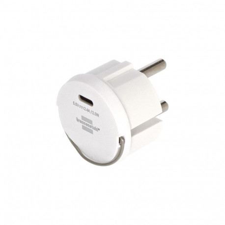 Brennenstuhl 1508110010 power plug adapter Type F Type C White