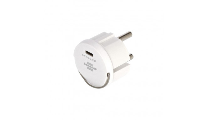 Brennenstuhl 1508110010 power plug adapter Type F Type C White