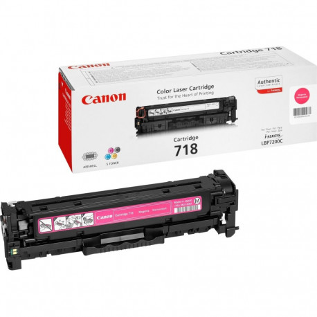 Canon toner 718M  2900pgs ISO 19798, magenta