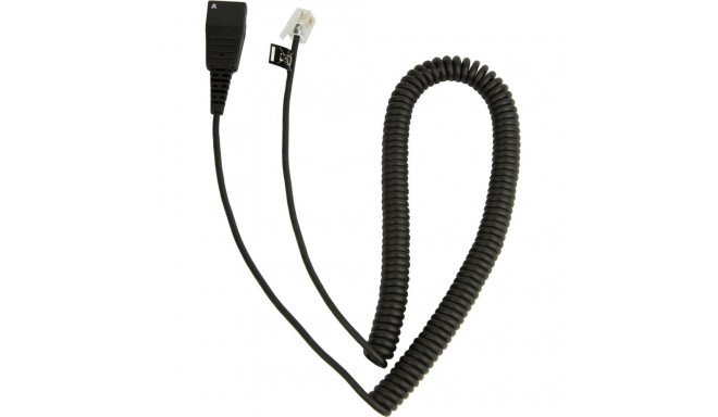 "Jabra Anschlusskabel QD auf RJ10 - spiral für Lucent & Cisco"