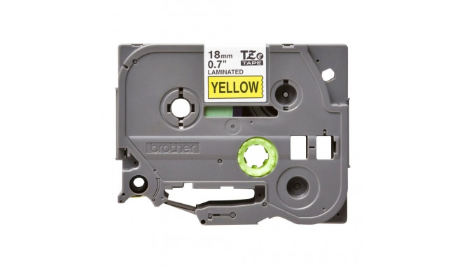 Brother TZe-641 lamineeritud teip must kollasel TZe 8 m 1,8 cm