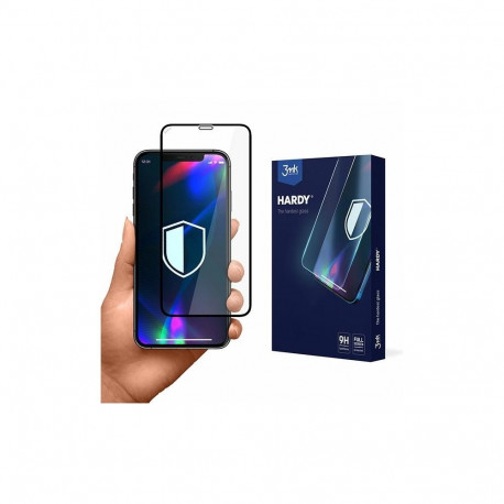 3MK Hardy iPhone X/XS/11 Pro Chemically Hardened Glass Black