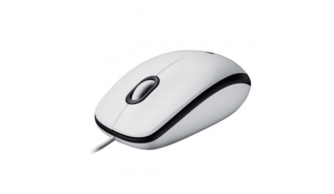 MOUSE USB OPTICAL M100/WHITE 910-006764 LOGITECH