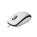 MOUSE USB OPTICAL M100/WHITE 910-006764 LOGITECH