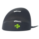 MOUSE USB OPTICAL BREAK/L. BLACK RGOHELE R-GO TOOLS