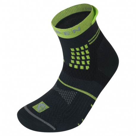 Wo X3TWC Trail Running Eco Anthracite/Green sokid - S