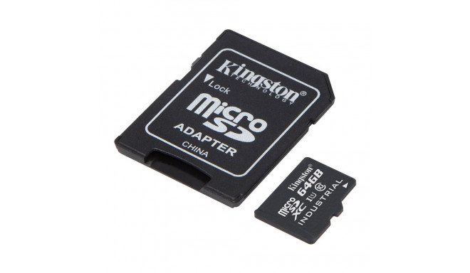 Kingston 64GB microSDXC Endurance 95R/30W C10 A1 UHS-I Card Only
