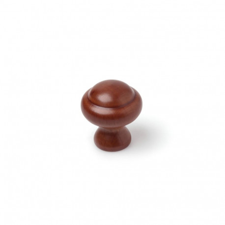 FURNITURE KNOB D30 7-257.91 WALNUT