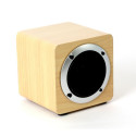 OMEGA SPEAKER OG61W WOODEN 4" 5W BLUETOOTH V4.2 BROWN TWS SYSTEM [44155]