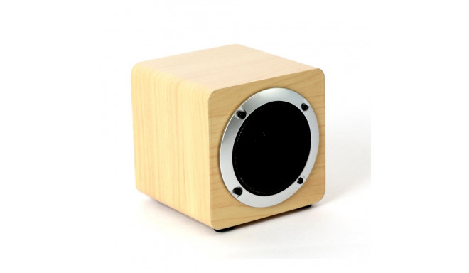 OMEGA SPEAKER OG61W WOODEN 4" 5W BLUETOOTH V4.2 BROWN TWS SYSTEM [44155]