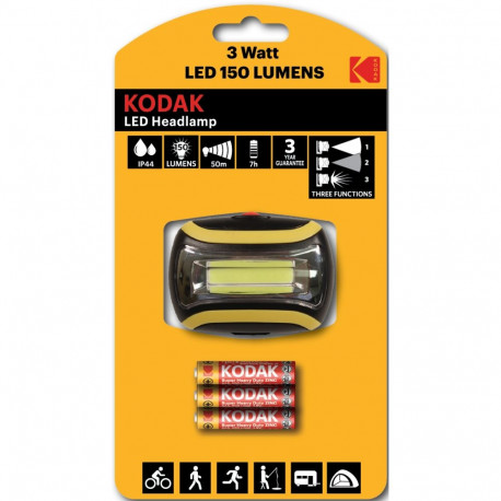 Kodak pealamp LED 150 + 3 AAA