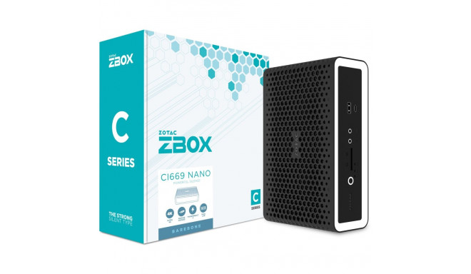 ZOTAC ZBOX CI669 nano, Barebone (black/white, without operating system)