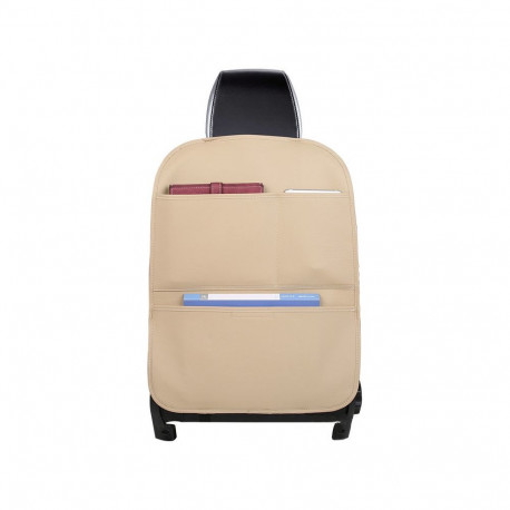 Car organizer for armchair seat beige