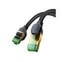 Baseus fast RJ45 cat. network cable. 8 40Gbps 20m braided black