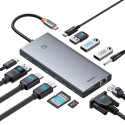 HUB Baseus PortalJoy Series 13in1 USB-C - 2x HDMI / DP / VGA / USB-A 3.1 / USB-C 3.1 / USB-A 2.0 / P