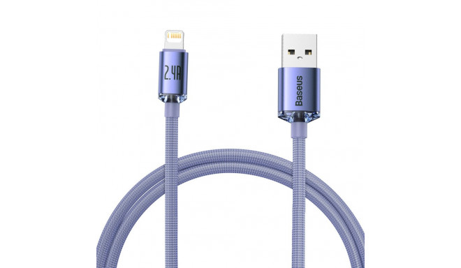 Baseus Crystal Shine Series cable USB cable for fast charging and data transfer USB Type A - Lightni