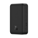 Baseus akupank 20000mAh Magnetic Mini 20W + USB-C kaabel, must