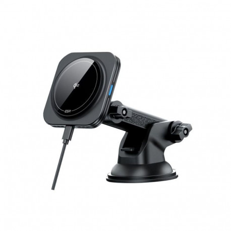 ESR Halolock Magnetic MagSafe QI2 15W Car Holder - Black