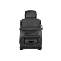 Car seat organizer seat protector seat cover shelf mini car table black