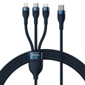Baseus Flash Series II cable USB Type C / USB Type A - USB Type C / Lightning / micro USB 100 W 1.5 