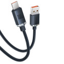 Baseus crystal shine series fast charging data cable USB Type A to USB Type C 100W 2m blue (CAJY0005