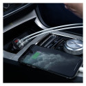Baseus car charger 2x USB 4.8A 24W with LCD gray (CCBX-0G)