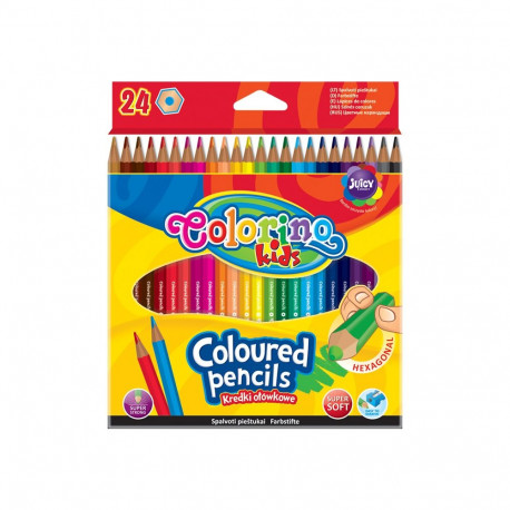 Värvipliiatsid ColorinoKids, 24 värvi