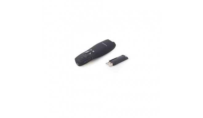 Gembird WP-L-12 wireless presenter RF Black