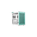 Cooler Master QUBE 500 Flatpack Macaron Edition Midi Tower Cream, Mint colour, Pink