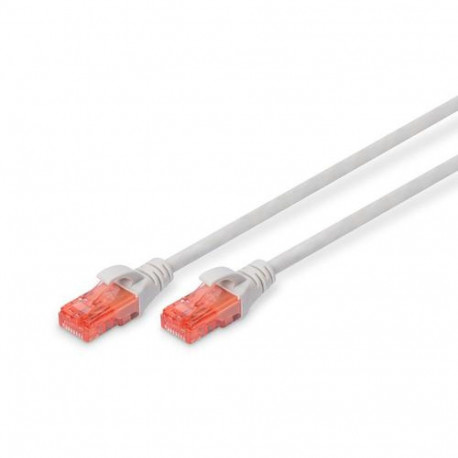 Digitus CAT 6 U/UTP Patch Cable, 3 m, Gray, LSZH