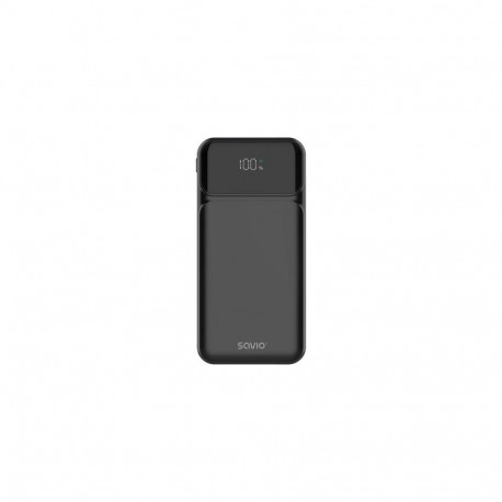 Savio BA-08 power bank Lithium Polymer (LiPo) 1000 mAh Black
